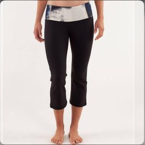 Lululemon Gather and Crow Milky Way Crops